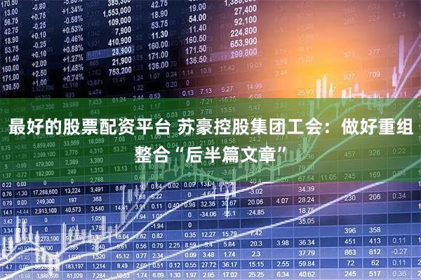 最好的股票配资平台 苏豪控股集团工会：做好重组整合“后半篇文章”
